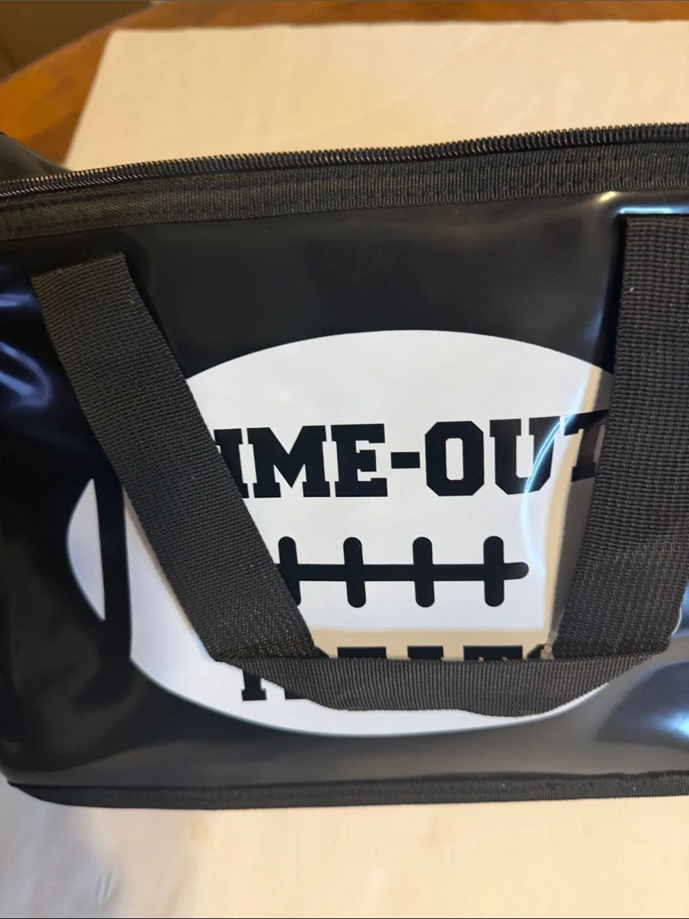 Time Out Black Party Tote Cooler - Home Party Supplies